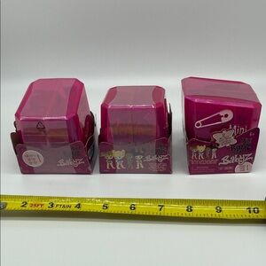 Set of 3 Bratz Mini Babyz 2 Mini Babyz in Each Pack Packaging Doubles as Display